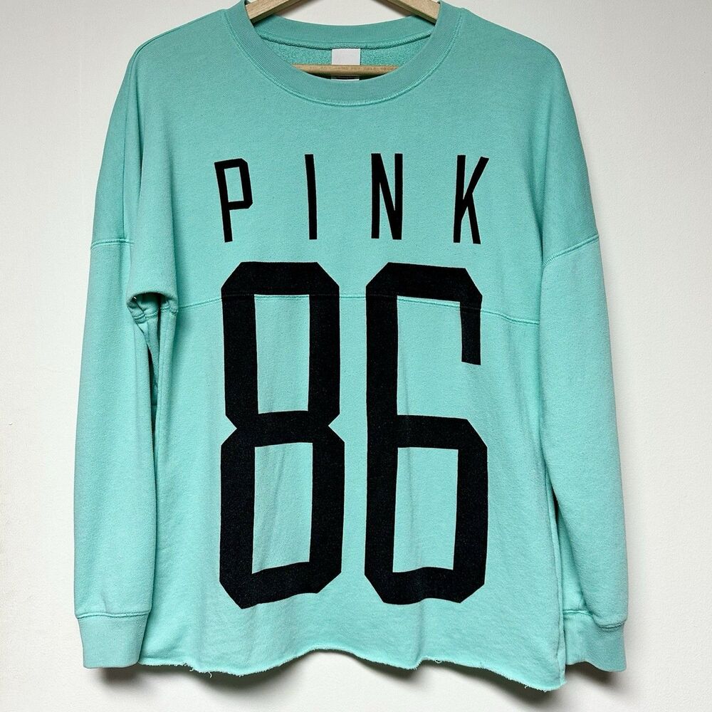 Victoria's Secret PINK 86 cut-off fleece sweatshirt‎ size XS